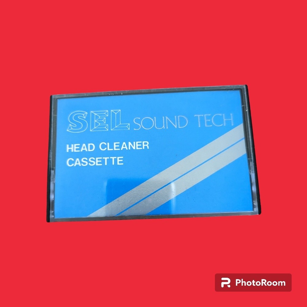 Vintage SEL Sound Tech Head Cleaner For Cassette Player White $ Company
